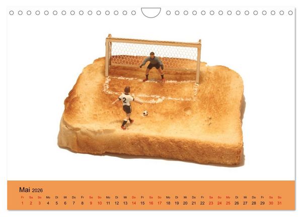 Produktbild: Little Art Food Kunstkalender (Wandkalender 2026 DIN A4 quer), CALVENDO Monatskalender