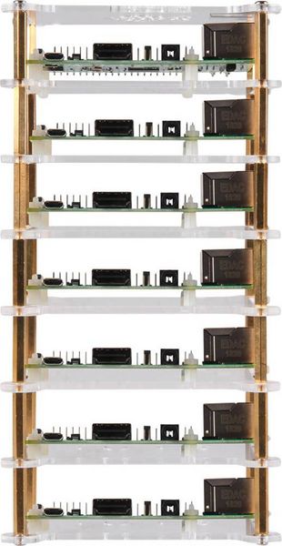Produktbild: Joy-it RB-Case+19 SBC-Geh&auml;use Passend f&uuml;r (Entwicklungskits): Raspberry Pi&reg; Acrylglas klar