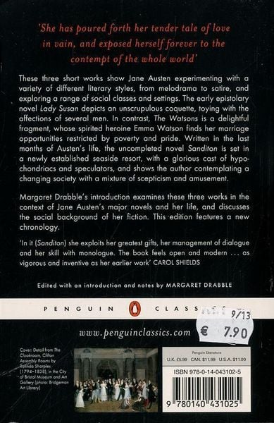 Produktbild: Lady Susan, the Watsons, Sanditon