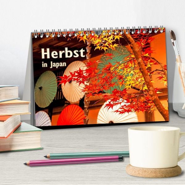 Produktbild: Herbst in Japan (Tischkalender 2026 DIN A5 quer), CALVENDO Monatskalender