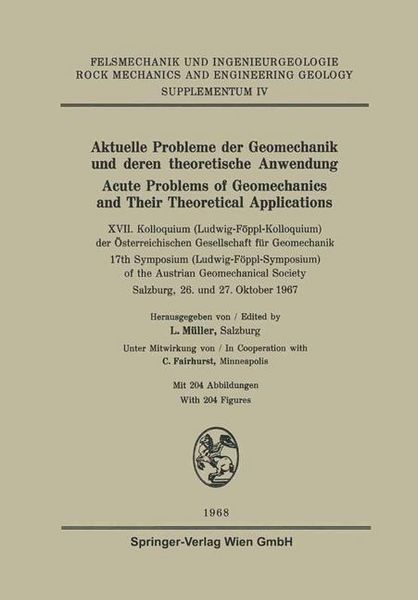 Produktbild: Aktuelle Probleme der Geomechanik und Deren theoretische Anwendung / Acute Problems of Geomechanics and Their Theoretical Applications