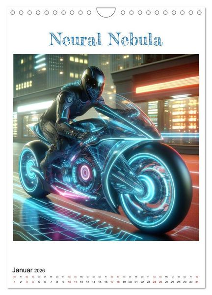Produktbild: Motorr&auml;der der Zukunft (Wandkalender 2026 DIN A4 hoch), CALVENDO Monatskalender