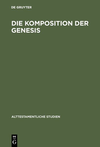 Produktbild: Die Komposition der Genesis