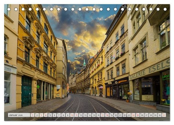 Produktbild: Halle a. d. Saale Impressionen (Tischkalender 2026 DIN A5 quer), CALVENDO Monatskalender