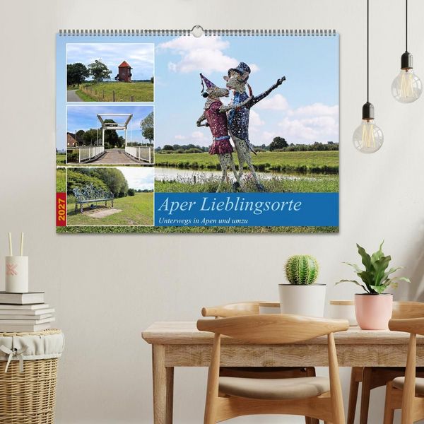 Produktbild: Aper Lieblingsorte (Wandkalender 2027 DIN A2 quer), CALVENDO Monatskalender