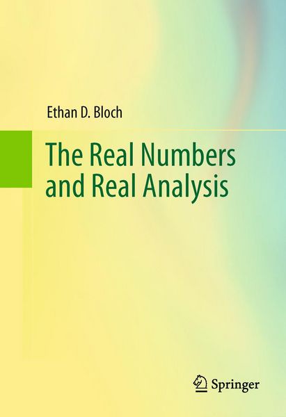 Produktbild: The Real Numbers and Real Analysis