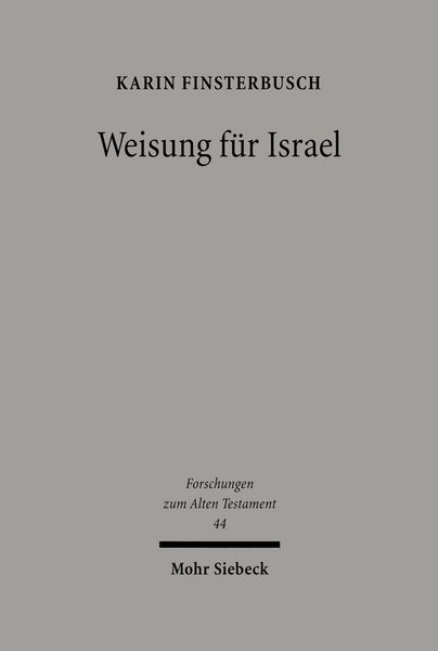 Produktbild: Weisung f&uuml;r Israel
