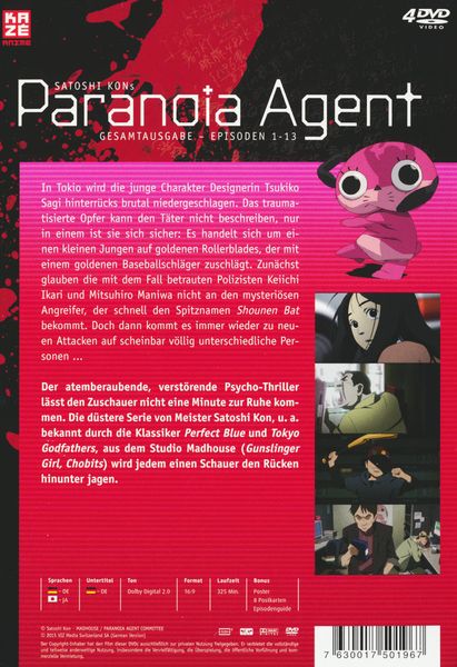 Produktbild: Paranoia Agent - Box [4 DVDs]