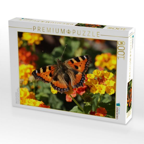 Produktbild: CALVENDO Puzzle Kleiner Fuchs auf Lantana | 1000 Teile Lege-Gr&ouml;&szlig;e 64x48cm Foto-Puzzle f&uuml;r gl&uuml;ckliche Stunden