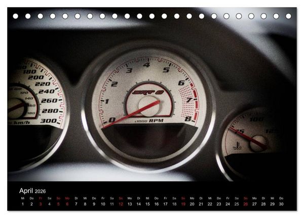 Produktbild: Dodge Challenger SRT8 (Tischkalender 2026 DIN A5 quer), CALVENDO Monatskalender