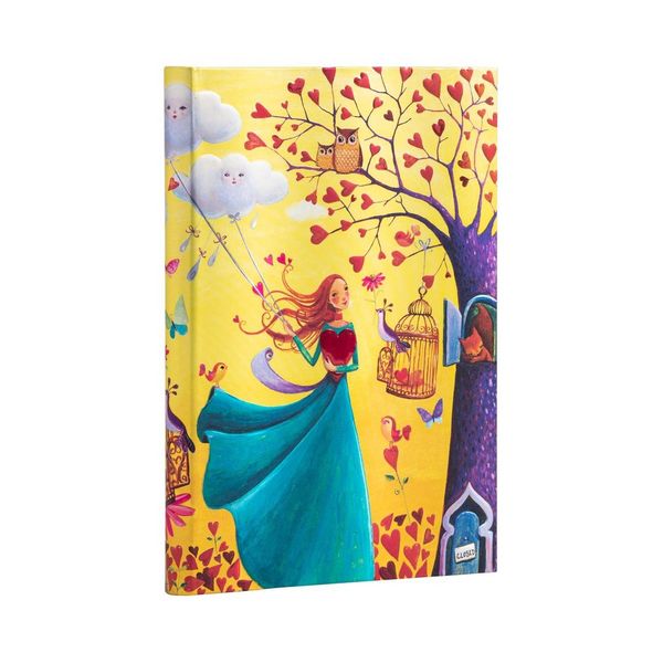 Hardcover Notizbuch Herbstlaub, Midi, Liniert