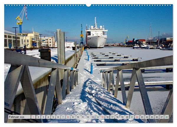 Produktbild: Hansestadt Wismar - Hafenimpressionen (Wandkalender 2026 DIN A2 quer), CALVENDO Monatskalender