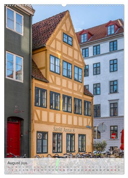 Produktbild: KOPENHAGEN Idylle und Historie (Wandkalender 2026 DIN A2 hoch), CALVENDO Monatskalender