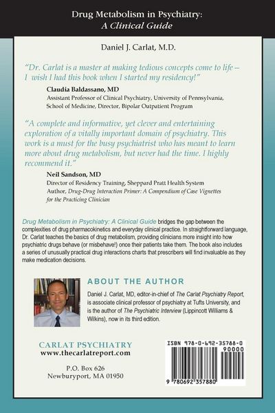 Produktbild: Drug Metabolism in Psychiatry