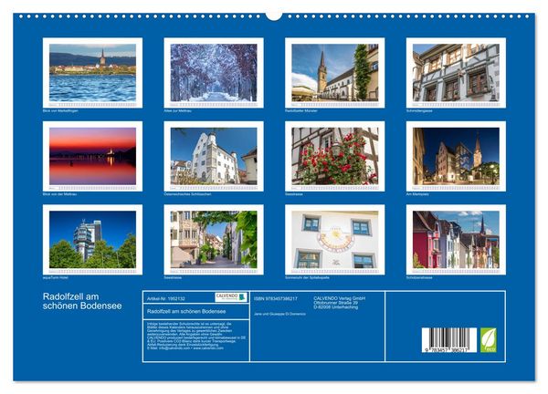 Produktbild: Radolfzell am sch&ouml;nen Bodensee (hochwertiger Premium Wandkalender 2026 DIN A2 quer), Kunstdruck in Hochglanz