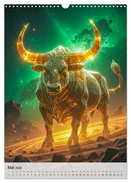 Produktbild: Der Mythos der Sternenzeichen - Sternenwesen des Zodiaks (Wandkalender 2026 DIN A3 hoch), CALVENDO Monatskalender