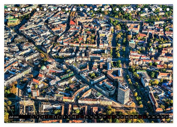 Produktbild: Hannover - Luftige Einblicke (Tischkalender 2026 DIN A5 quer), CALVENDO Monatskalender