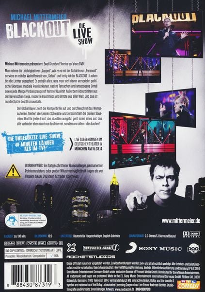 Produktbild: Michael Mittermeier - Blackout/Die ungek&uuml;rzte Live Show