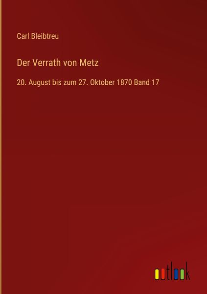 Produktbild: Der Verrath von Metz