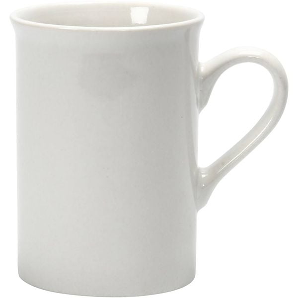 Produktbild: Creativ Company Becher, H 10 cm, D 7,4 cm, Wei&szlig;, 2 Stk