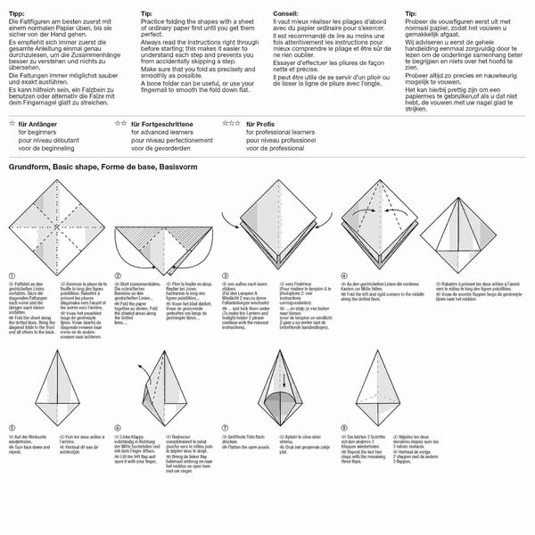 Produktbild: Folia  Lichterpapier 80g/m&sup2;, 30x30cm, 12 Blatt, wei&szlig;
