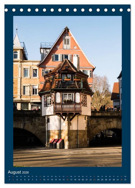 Produktbild: Esslingen am Neckar - Sehenswertes (Tischkalender 2026 DIN A5 hoch), CALVENDO Monatskalender