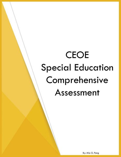 Produktbild: CEOE Special Education Comprehensive Assessment