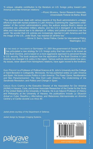 Produktbild: The Bush Doctrine and Latin America