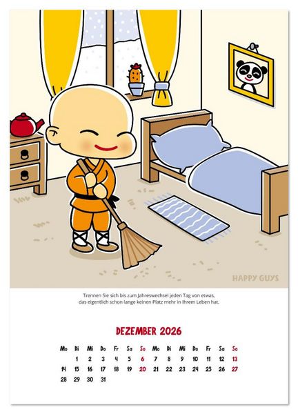 Produktbild: Happiness 2026 (Wandkalender 2026 DIN A4 hoch), CALVENDO Monatskalender