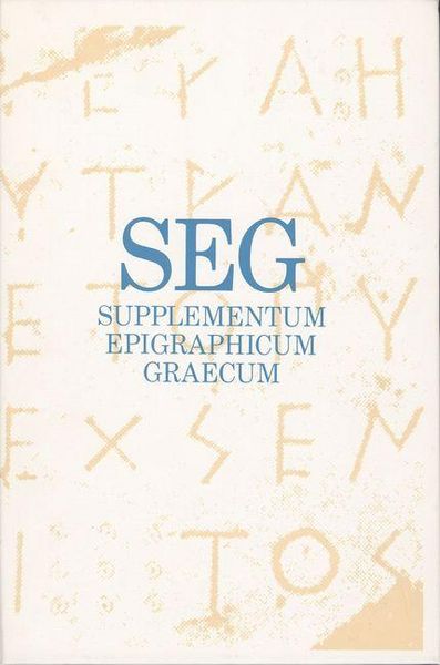 Produktbild: Supplementum Epigraphicum Graecum, Volume LII (2002)