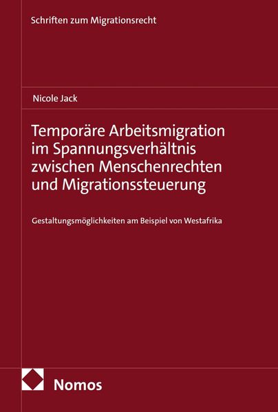 Produktbild: Tempor&auml;re Arbeitsmigration im Spannungsverh&auml;ltnis zwischen Menschenrechten und Migrationssteuerung