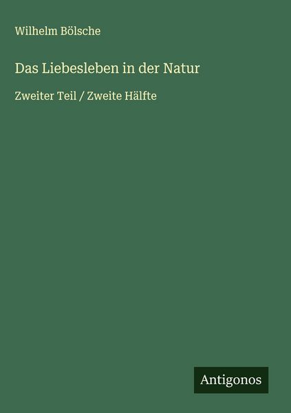 Produktbild: Das Liebesleben in der Natur