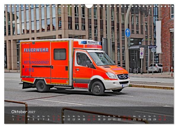 Produktbild: Der Rettungsdienst (Wandkalender 2027 DIN A3 quer), CALVENDO Monatskalender