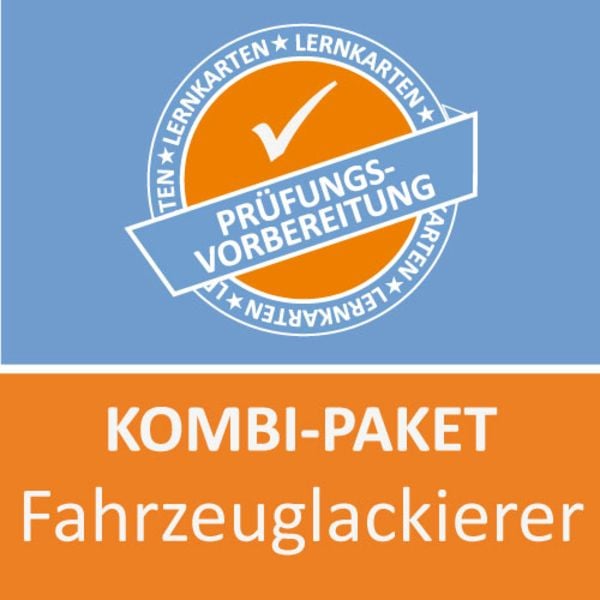 Kombi-Paket Fahrzeuglackierer Lernkarten, Set von Zoe Kessler, Princoso, 978-3-96159-238-8