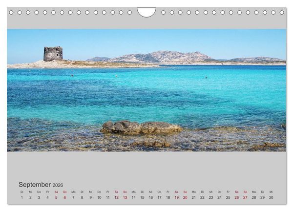 Produktbild: Sardinien &ndash; Die Nordk&uuml;ste (Wandkalender 2026 DIN A4 quer), CALVENDO Monatskalender
