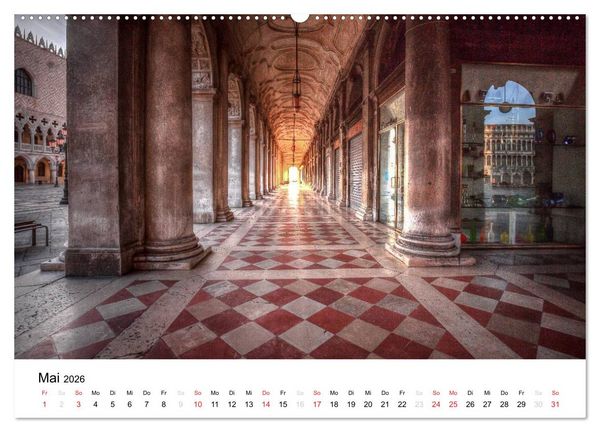 Produktbild: Venedig - La Serenissima 2026 (hochwertiger Premium Wandkalender 2026 DIN A2 quer), Kunstdruck in Hochglanz