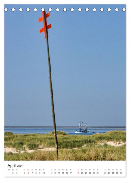 Produktbild: Dein Langeoog - Der besondere Blick (Tischkalender 2026 DIN A5 hoch), CALVENDO Monatskalender