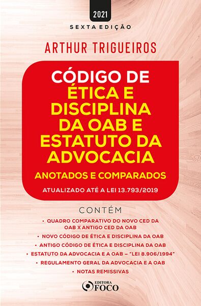 Produktbild: C&oacute;digo de &Eacute;tica e Disciplina da OAB e Estatuto da Advocacia
