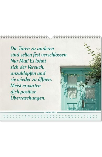 Produktbild: Der Lebensfreude-Inspirationen-Kalender 2027