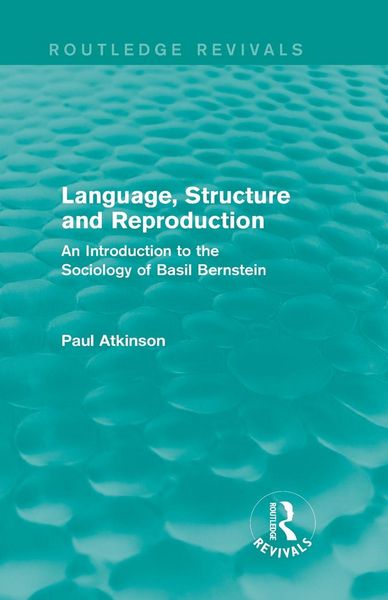 Produktbild: Language, Structure and Reproduction (Routledge Revivals)