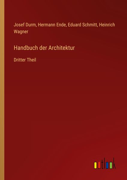 Produktbild: Handbuch der Architektur