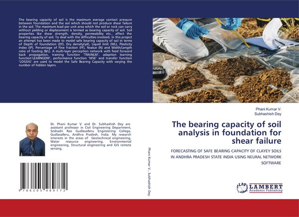 Produktbild: The bearing capacity of soil analysis in foundation for shear failure