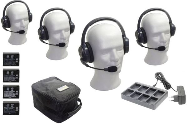 Produktbild: MAAS Elektronik 3756 Eartec UL 4 D DECT-Funkger&auml;t 4er Set