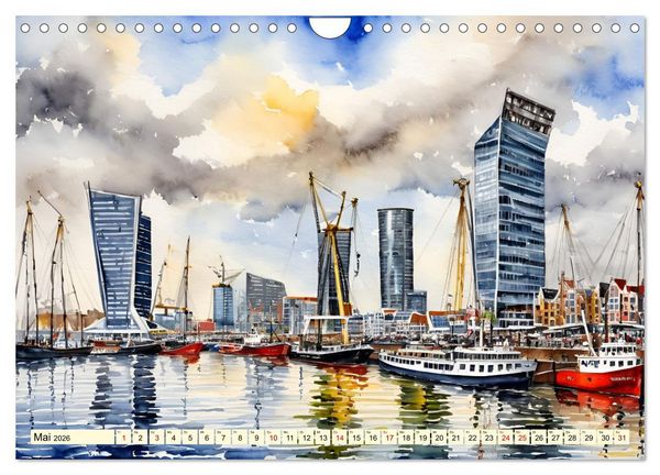 Produktbild: Zauberhafte Niederlande (Wandkalender 2026 DIN A4 quer), CALVENDO Monatskalender