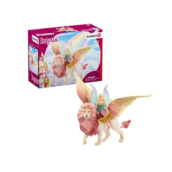 Produktbild: schleich&reg; bayala Elfe auf gefl&uuml;geltem L&ouml;we 15cm