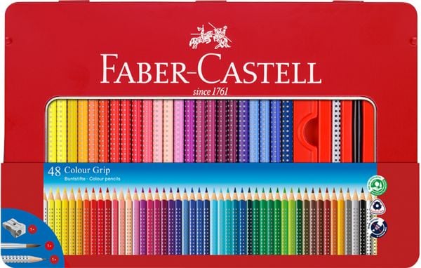 Produktbild: Faber-Castell Buntstifte Colour Grip, 48er Set