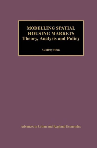 Produktbild: Modelling Spatial Housing Markets
