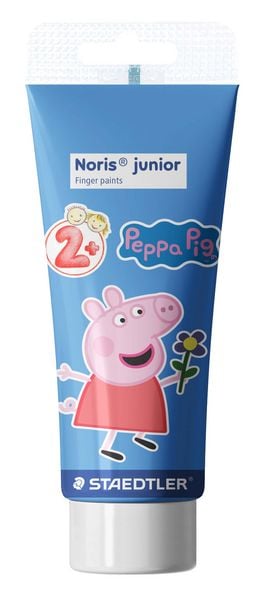 Produktbild: STAEDTLER Fingermalfarbe Noris junior Peppa Pig, 4 Farben, 75ml Tuben