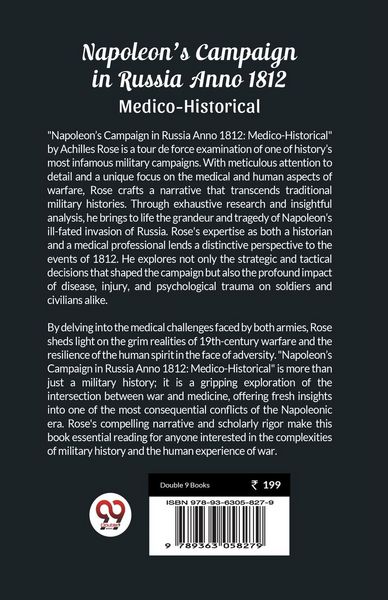 Produktbild: Napoleon's Campaign in Russia Anno 1812 Medico-Historical