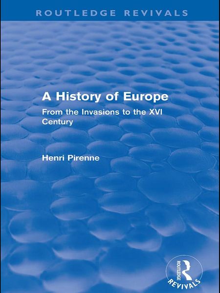 Produktbild: A History of Europe (Routledge Revivals)